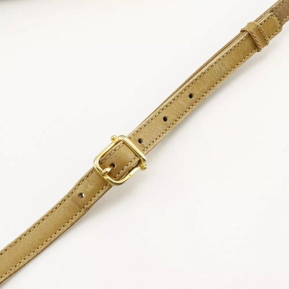 CELINE Macadam Shoulder Bag Brown PVC Women - Picture 7 of 12